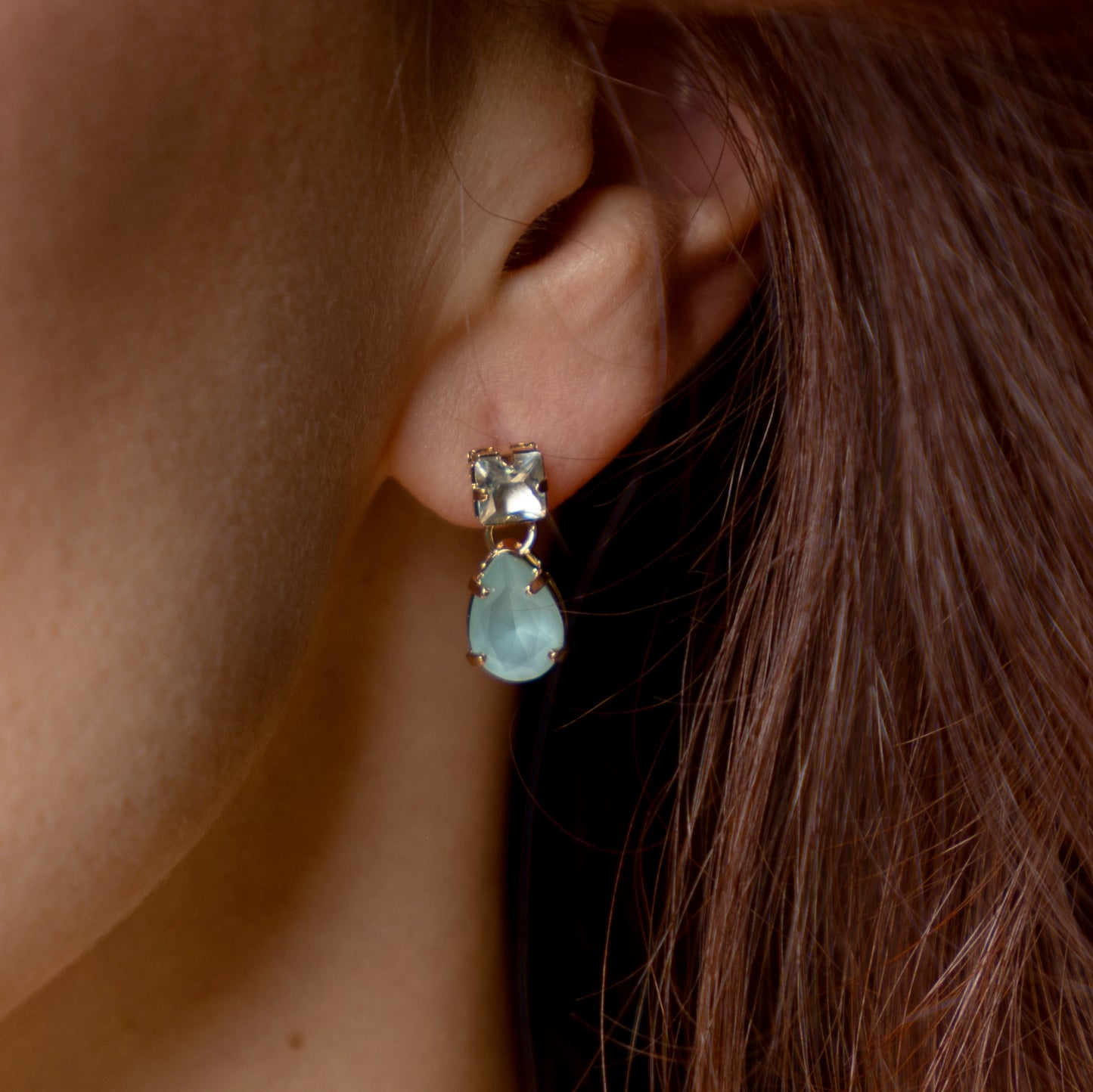 Lily Earrings - Blue