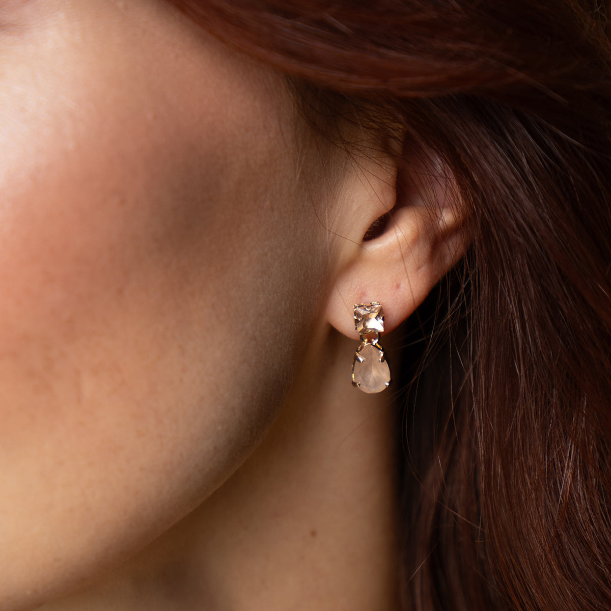 Lily Earrings – Rose