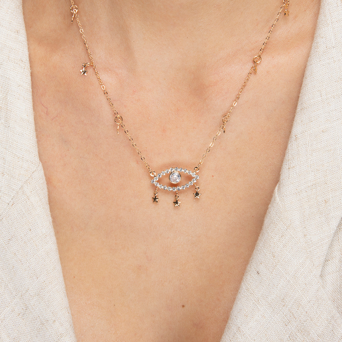 Britney Evil Eye Necklace