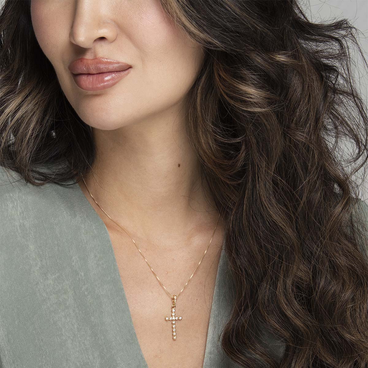 Gisele Cross Necklace