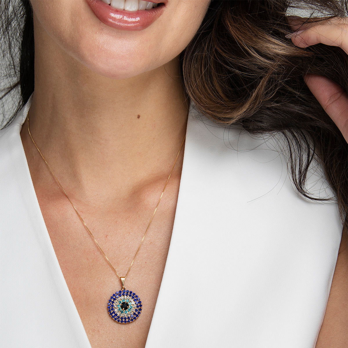 Margot Evil Eye Necklace